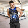 Step Into Horror Domain Cats Football Men Tank Top Halloween Horror Movie Characters - Aussie Hoodie