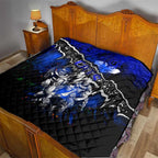 Step Into Horror Domain Cats Football Quilt Halloween Horror Movie Characters - Aussie Hoodie