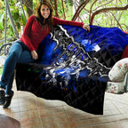 Step Into Horror Domain Cats Football Quilt Halloween Horror Movie Characters - Aussie Hoodie