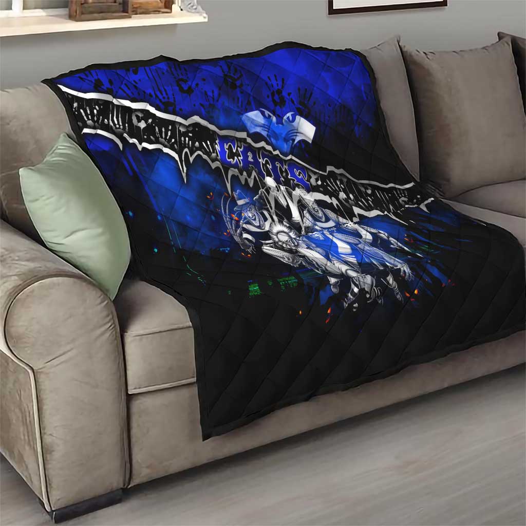 Step Into Horror Domain Cats Football Quilt Halloween Horror Movie Characters - Aussie Hoodie