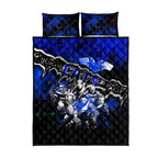 Step Into Horror Domain Cats Football Quilt Bed Set Halloween Horror Movie Characters - Aussie Hoodie