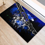 Step Into Horror Domain Cats Football Rubber Doormat Halloween Horror Movie Characters - Aussie Hoodie