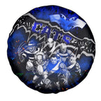 Step Into Horror Domain Cats Football Spare Tire Cover Halloween Horror Movie Characters - Aussie Hoodie