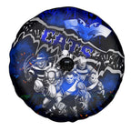 Step Into Horror Domain Cats Football Spare Tire Cover Halloween Horror Movie Characters - Aussie Hoodie