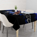 Step Into Horror Domain Cats Football Tablecloth Halloween Horror Movie Characters - Aussie Hoodie