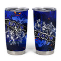 Step Into Horror Domain Cats Football Tumbler Cup Halloween Horror Movie Characters - Aussie Hoodie