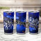 Step Into Horror Domain Cats Football Tumbler Cup Halloween Horror Movie Characters - Aussie Hoodie