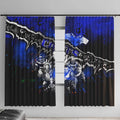 Step Into Horror Domain Cats Football Window Curtain Halloween Horror Movie Characters - Aussie Hoodie