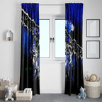 Step Into Horror Domain Cats Football Window Curtain Halloween Horror Movie Characters - Aussie Hoodie