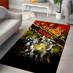 Step Into Horror Domain Suns Football Area Rug Halloween Horror Movie Characters - Aussie Hoodie