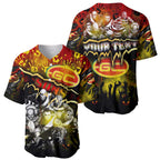 Step Into Horror Domain Suns Football Baseball Jersey Halloween Horror Movie Characters - Aussie Hoodie