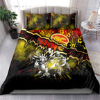 Step Into Horror Domain Suns Football Bedding Set Halloween Horror Movie Characters - Aussie Hoodie