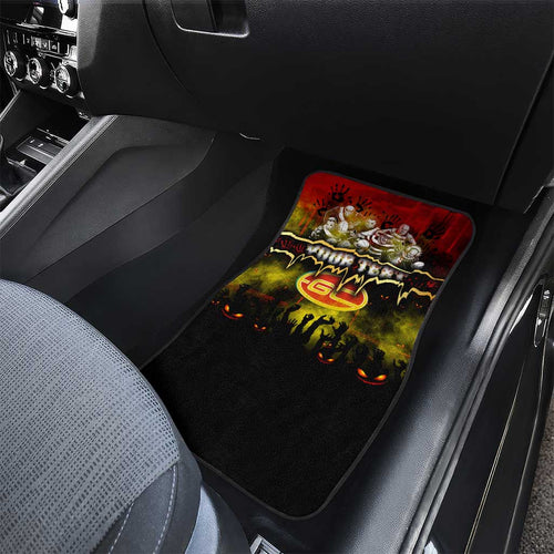 Step Into Horror Domain Suns Football Car Mats Halloween Horror Movie Characters - Aussie Hoodie