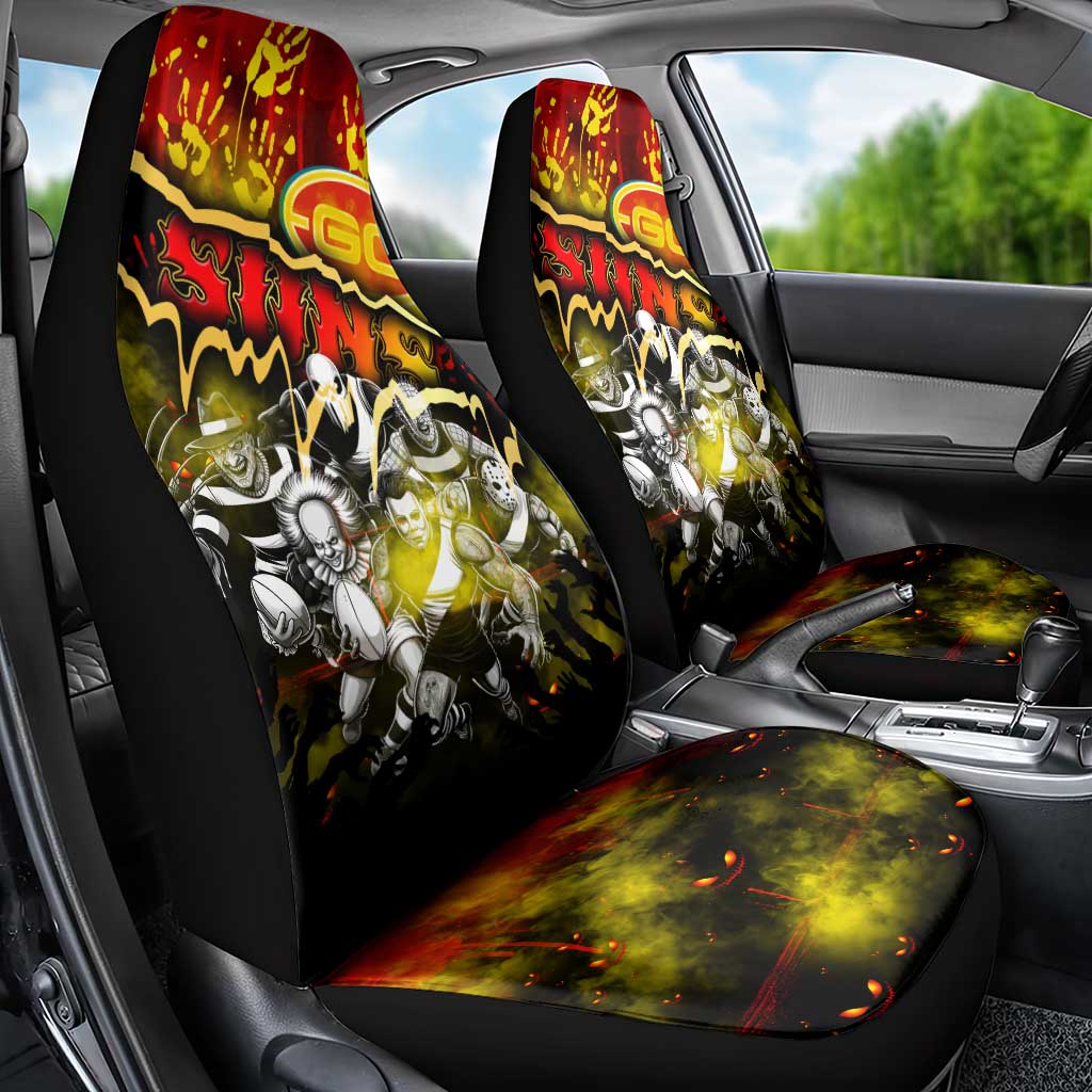 Step Into Horror Domain Suns Football Car Seat Cover Halloween Horror Movie Characters - Aussie Hoodie