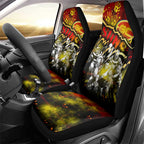 Step Into Horror Domain Suns Football Car Seat Cover Halloween Horror Movie Characters - Aussie Hoodie