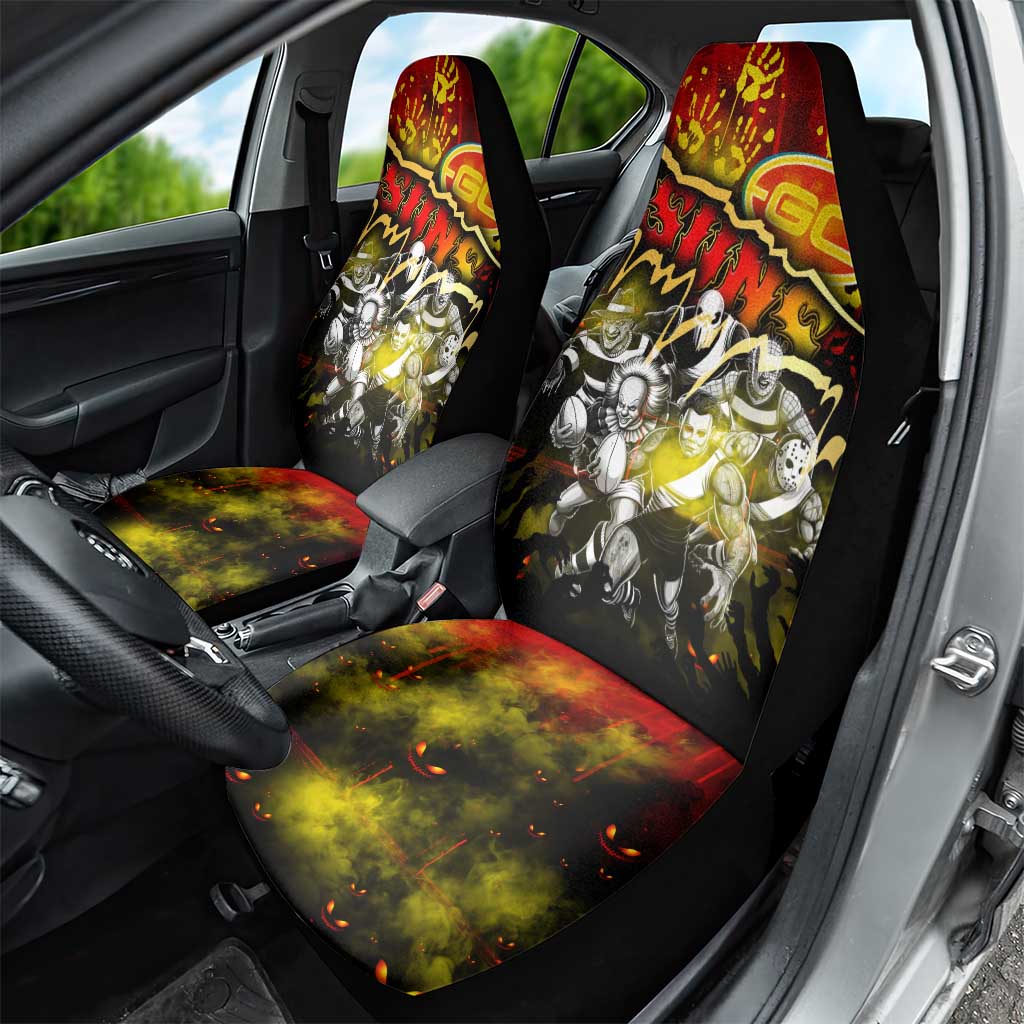 Step Into Horror Domain Suns Football Car Seat Cover Halloween Horror Movie Characters - Aussie Hoodie