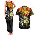 Step Into Horror Domain Suns Football Couples Matching Tank Maxi Dress and Hawaiian Shirt Halloween Horror Movie Characters - Aussie Hoodie