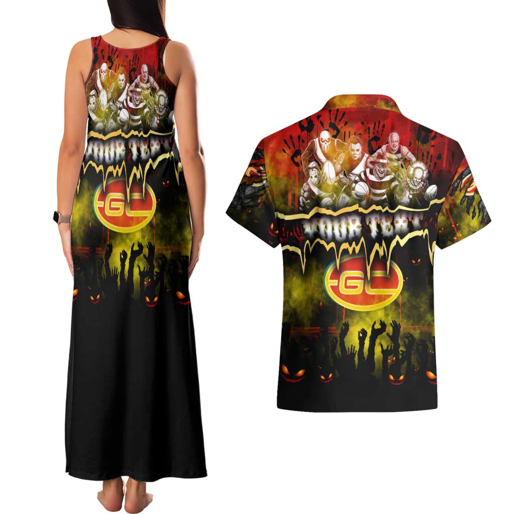 Step Into Horror Domain Suns Football Couples Matching Tank Maxi Dress and Hawaiian Shirt Halloween Horror Movie Characters - Aussie Hoodie