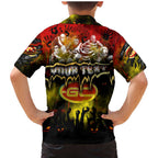 Step Into Horror Domain Suns Football Family Matching Mermaid Dress and Hawaiian Shirt Halloween Horror Movie Characters - Aussie Hoodie