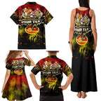 Step Into Horror Domain Suns Football Family Matching Tank Maxi Dress and Hawaiian Shirt Halloween Horror Movie Characters - Aussie Hoodie