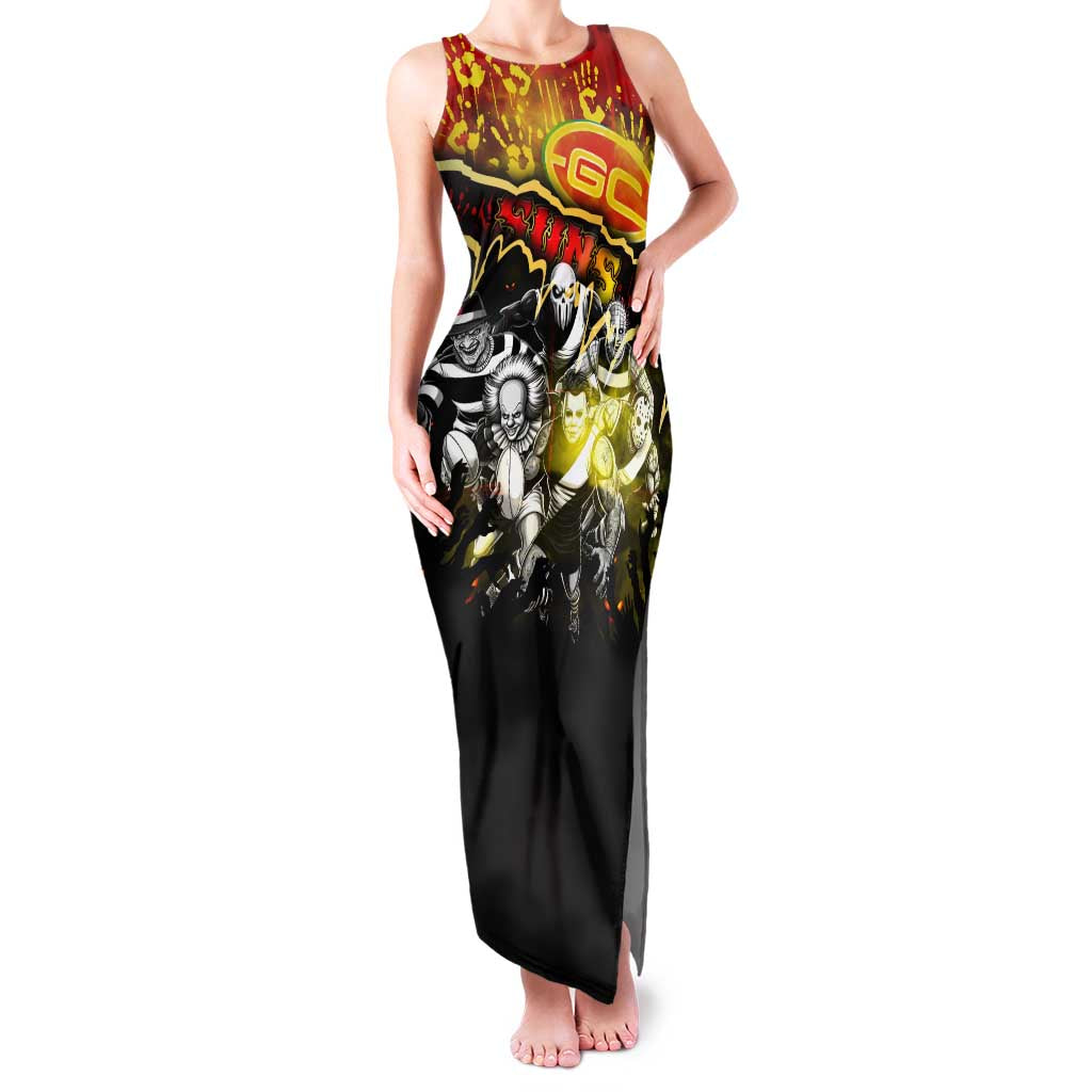 Step Into Horror Domain Suns Football Family Matching Tank Maxi Dress and Hawaiian Shirt Halloween Horror Movie Characters - Aussie Hoodie