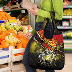 Step Into Horror Domain Suns Football Grocery Bag Halloween Horror Movie Characters - Aussie Hoodie