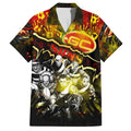 Step Into Horror Domain Suns Football Hawaiian Shirt Halloween Horror Movie Characters - Aussie Hoodie