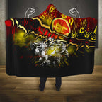 Step Into Horror Domain Suns Football Hooded Blanket Halloween Horror Movie Characters - Aussie Hoodie