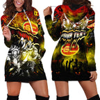 Step Into Horror Domain Suns Football Hoodie Dress Halloween Horror Movie Characters - Aussie Hoodie
