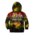 Step Into Horror Domain Suns Football Kid Hoodie Halloween Horror Movie Characters - Aussie Hoodie