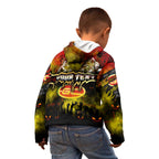 Step Into Horror Domain Suns Football Kid Hoodie Halloween Horror Movie Characters - Aussie Hoodie