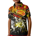 Step Into Horror Domain Suns Football Kid Polo Shirt Halloween Horror Movie Characters - Aussie Hoodie