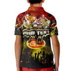 Step Into Horror Domain Suns Football Kid Polo Shirt Halloween Horror Movie Characters - Aussie Hoodie