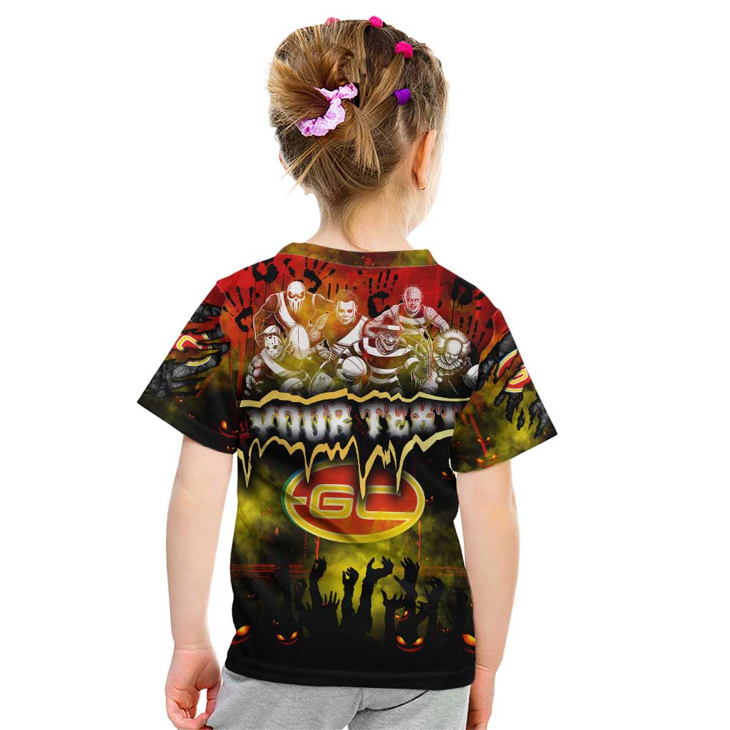 Step Into Horror Domain Suns Football Kid T Shirt Halloween Horror Movie Characters - Aussie Hoodie