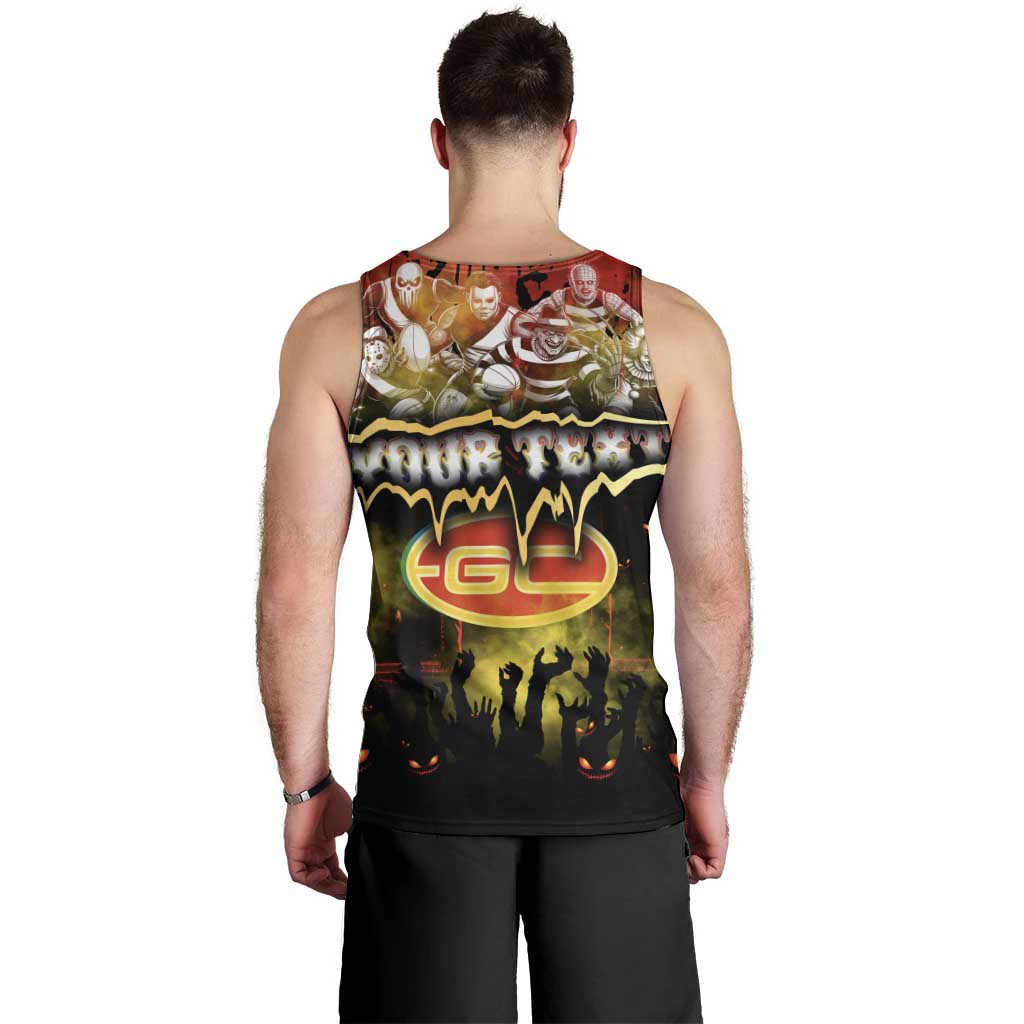 Step Into Horror Domain Suns Football Men Tank Top Halloween Horror Movie Characters - Aussie Hoodie