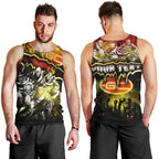 Step Into Horror Domain Suns Football Men Tank Top Halloween Horror Movie Characters - Aussie Hoodie