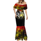 Step Into Horror Domain Suns Football Mermaid Dress Halloween Horror Movie Characters - Aussie Hoodie
