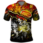 Step Into Horror Domain Suns Football Polo Shirt Halloween Horror Movie Characters - Aussie Hoodie