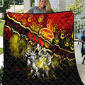 Step Into Horror Domain Suns Football Quilt Halloween Horror Movie Characters - Aussie Hoodie