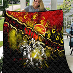 Step Into Horror Domain Suns Football Quilt Halloween Horror Movie Characters - Aussie Hoodie