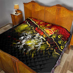 Step Into Horror Domain Suns Football Quilt Halloween Horror Movie Characters - Aussie Hoodie