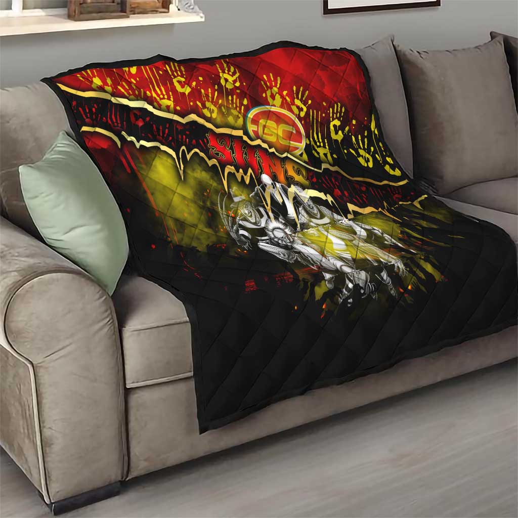 Step Into Horror Domain Suns Football Quilt Halloween Horror Movie Characters - Aussie Hoodie
