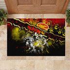 Step Into Horror Domain Suns Football Rubber Doormat Halloween Horror Movie Characters - Aussie Hoodie