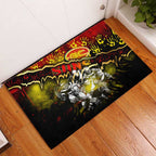 Step Into Horror Domain Suns Football Rubber Doormat Halloween Horror Movie Characters - Aussie Hoodie