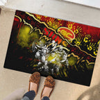 Step Into Horror Domain Suns Football Rubber Doormat Halloween Horror Movie Characters - Aussie Hoodie