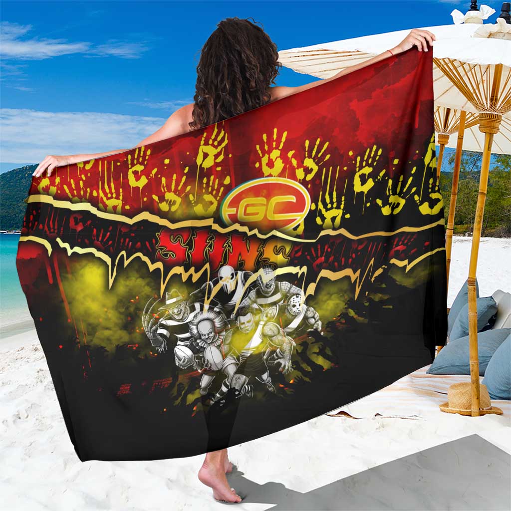 Step Into Horror Domain Suns Football Sarong Halloween Horror Movie Characters - Aussie Hoodie
