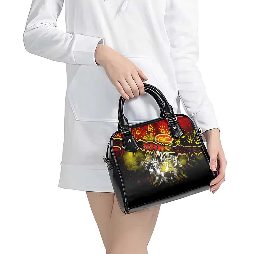Step Into Horror Domain Suns Football Shoulder Handbag Halloween Horror Movie Characters - Aussie Hoodie