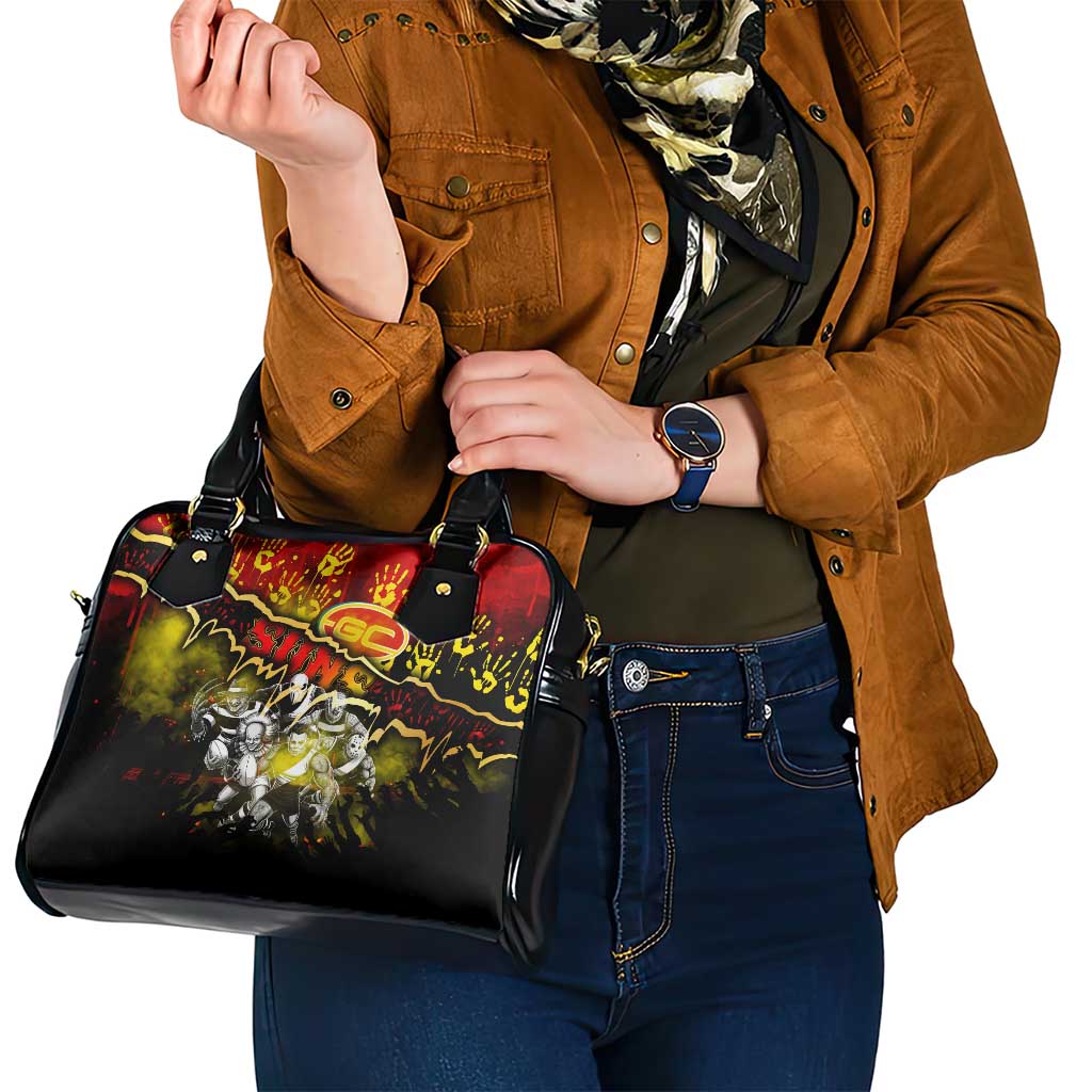 Step Into Horror Domain Suns Football Shoulder Handbag Halloween Horror Movie Characters - Aussie Hoodie