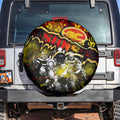 Step Into Horror Domain Suns Football Spare Tire Cover Halloween Horror Movie Characters - Aussie Hoodie