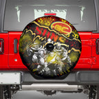 Step Into Horror Domain Suns Football Spare Tire Cover Halloween Horror Movie Characters - Aussie Hoodie